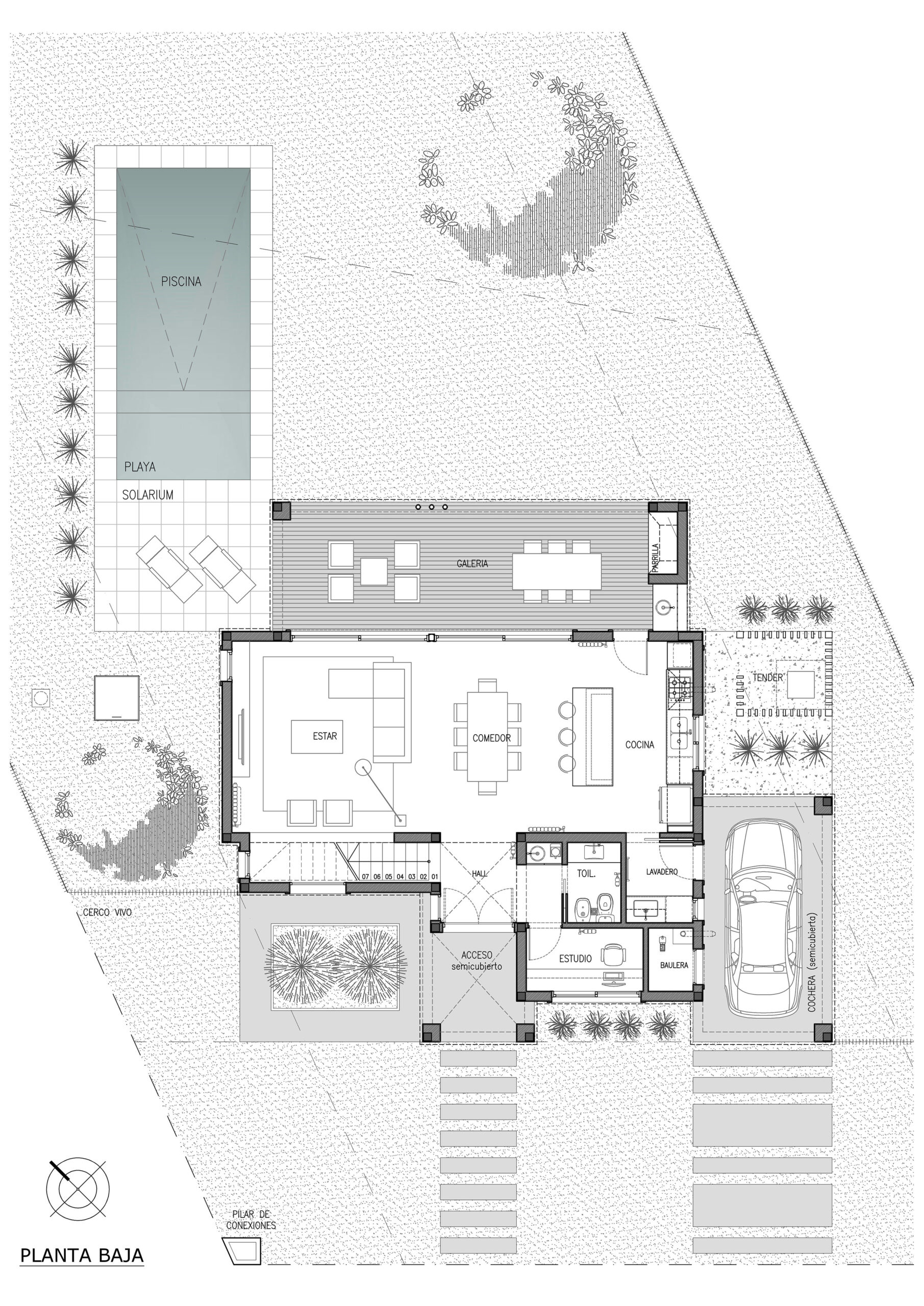 Casa Hudson Park | Planta 1
